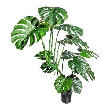 Kunst Philodendron Monstera Deliciosa YANGT, Luftwurzeln, 120cm