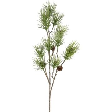 Künstlicher Zweig Kiefer GRALTO mit Zapfen, grün, 85cm