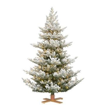 Künstlicher Tannenbaum MESA SPEED, beschneit, LEDs, 230cm, Ø155cm