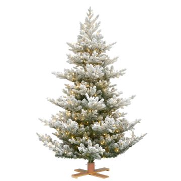 Künstlicher Tannenbaum MESA SPEED, beschneit, LEDs, 230cm, Ø155cm