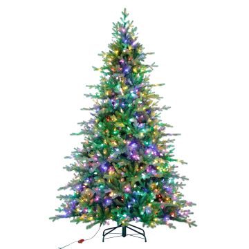 Künstlicher Christbaum SKOPJE SPEED, bunte LEDs Diamanten,, 230cm, Ø155cm