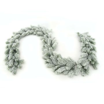 Kunst Tannengirlande SORTLAND, beschneit, 190cm, Ø15cm