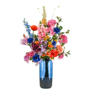 Kunstblumenstrauß FEME, bunt, 105cm, Ø65cm Kunstblumenstrauß FEME, bunt, 105cm, Ø65cm