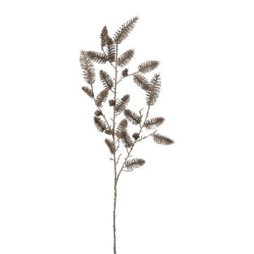 Dekozweig Edeltanne DRIVEL mit Zapfen, silber, 95cm Dekozweig Edeltanne DRIVEL mit Zapfen, silber, 95cm