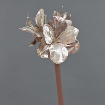 Samt Amaryllis Kunstblume KIRSTY, helllila, 70cm, Ø13-15cm