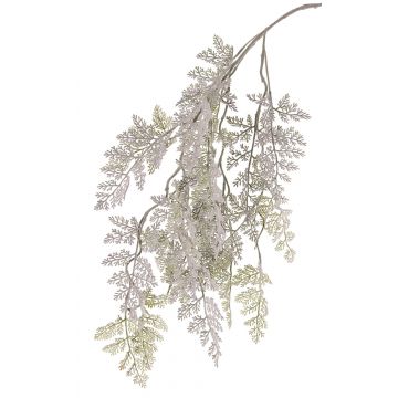 Kunststoff Artemisia Zweig EUDOKIA, weiß-grün, 100cm