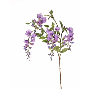 Textil Blauregen Zweig SOULA mit Blüten, lila, 80cm