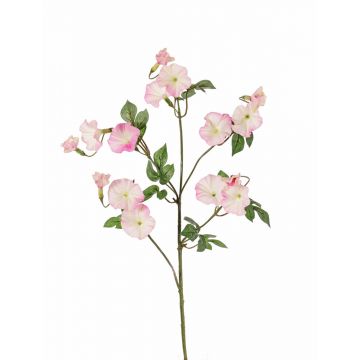 Kunst Trichterwinde IORDANIS, rosa-weiß, 65cm, Ø3-5cm
