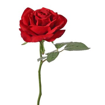 Kunstblume Rose NIKOLETA, rot, 30cm, Ø12cm