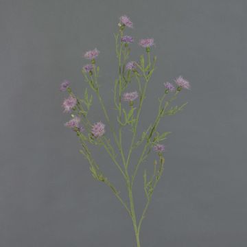 Kunstblumenzweig Kornblume ZENOBIOS, mauve-lila, 80cm, Ø3-4cm