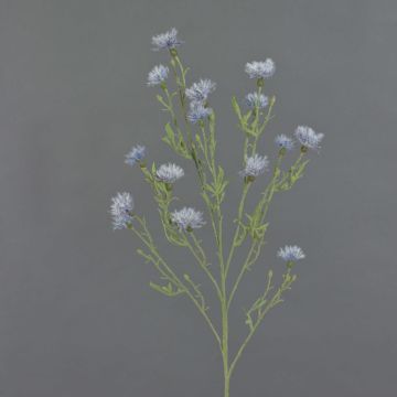 Kunstblumenzweig Kornblume ZENOBIOS, blau-lila, 80cm, Ø3-4cm
