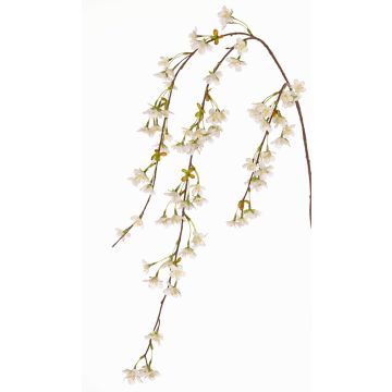 Künstlicher Kirschblütenzweig ZINO mit Blüten, creme, 145cm