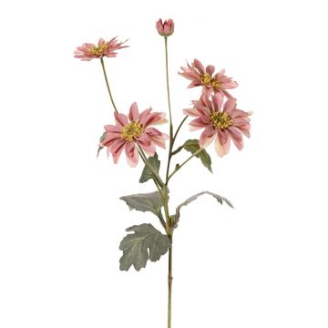 Textilblume Chrysantheme INDALI, altrosa, 65cm, Ø6,5-8cm