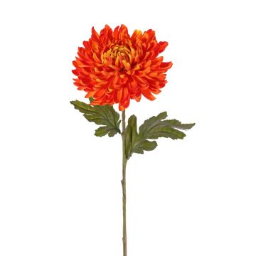 Textilblume Chrysantheme DELPHINA, orange, 65cm, Ø14cm