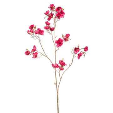 Samt Apfelblütenzweig NIKAS, Blüten, pink-gold, 85cm