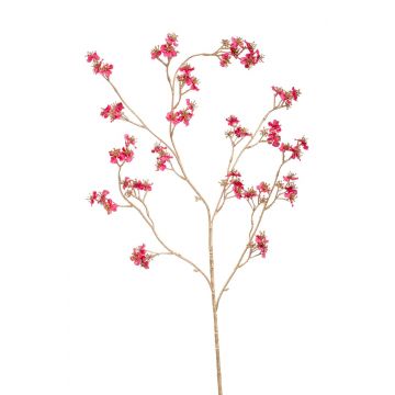 Samt Birnenblüten Zweig NURIEL, Blüten, pink-gold, 110cm