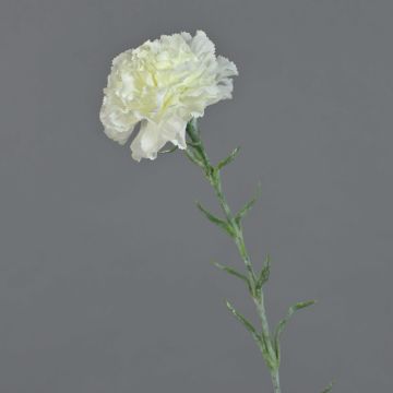 Künstliche Nelke NIRUSHA, weiß, 65cm, Ø9cm