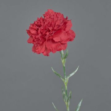 Künstliche Nelke NIRUSHA, rot, 65cm, Ø9cm