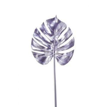 Kunst Philodendron Monstera Deliciosa Blatt SEHUN, lila, 70cm