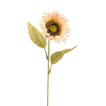 Kunst Sonnenblume SELWYN, gelb-beige, 65cm, Ø12cm