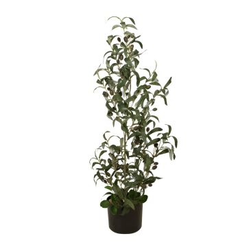 Künstlicher Olivenstrauch LEANDRU mit Früchten, grün, 90cm