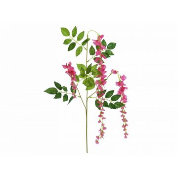 Kunstblume Blauregen Zweig BALUNA mit Blüten, pink, 110cm