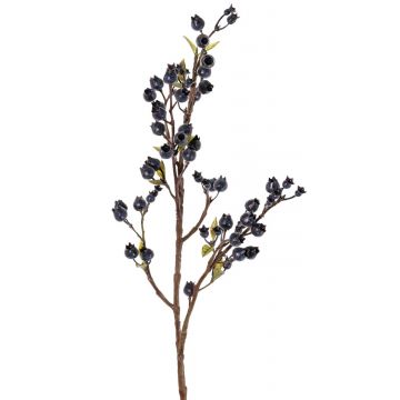 Kunstzweig Heidelbeere YLLKA mit Beeren, blau-schwarz, 60cm