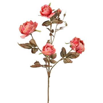 Kunst Rosen Zweig SITARA, rosa-pink, 75cm, Ø5-8cm