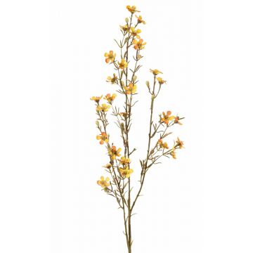 Künstliche Wachsblume NIANG, gelb-orange, 80cm, Ø2-3cm