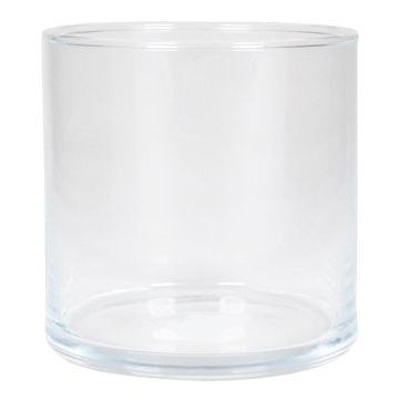 Windlicht Glas Zylinder SANYA OCEAN, klar, 10cm, Ø10,1cm