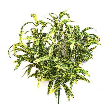Künstliche Grünlilie ANKAA auf Steckstab, grün-gelb, 40cm