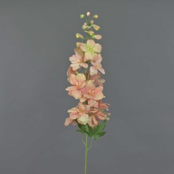 Unechte Blume Rittersporn SETSUKO, rosa-pfirsich, 95cm, Ø14cm