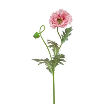 Deko Mohnblume HAFIDA, rosa, 100cm, Ø15cm