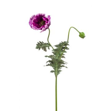 Deko Mohnblume HAFIDA, lila, 100cm, Ø15cm