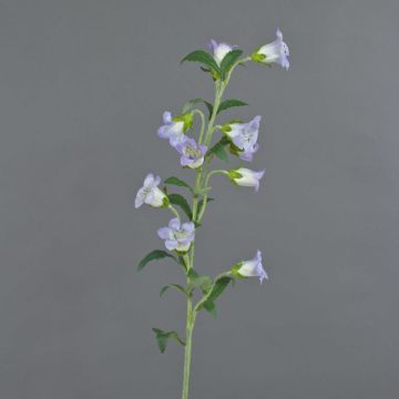 Deko Kunstblume Glockenblume AIMI, helllila-weiß, 90cm, Ø3-5cm