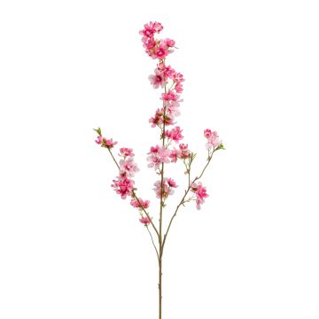 Deko Kirschblütenzweig LIMU mit Blüten, rosa-pink, 100cm