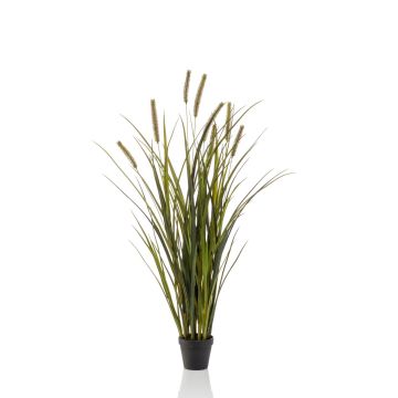 Künstliches Schilfgras ZWENA mit Rispen, grün-gelb, 100cm