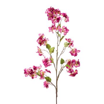 Dekozweig Drillingsblume MIKKI mit Blüten, violett, 130cm