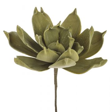Kunstpflanze Aloe Vera LIERA mit Glitzer, olivgrün, 30cm