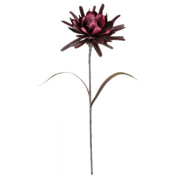 Kunststoffschaum Blüte Kaktus Königin der Nacht MOADI, burgunderrot, 90cm