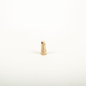Konischer Korken ALMEDA aus Naturkork, hell, 1,8cm, Ø0,5/0,8cm