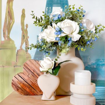 Hochzeitsstrauß Liebe in Blüten gefasst – Kundenwunsch von Andy & Janine