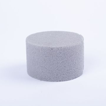Steckschaum Zylinder RAETI für Kunstblumen, grau, 5cm, Ø8cm
