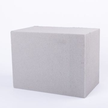 Steckschaum Block IZIAR für Kunstblumen, grau, 18,5x32x23cm