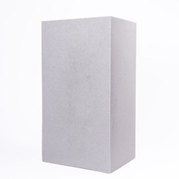 Steckschaum Block IZIAR für Kunstblumen, grau, 55x32x23cm