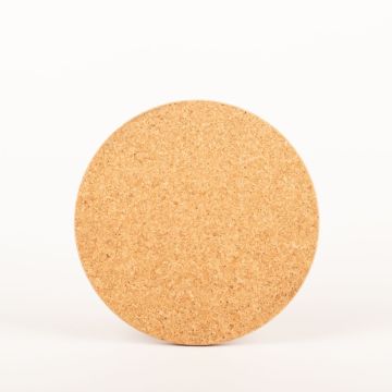 Runder Press Untersetzer aus Kork MANARA, natur, 1,5cm, Ø25cm