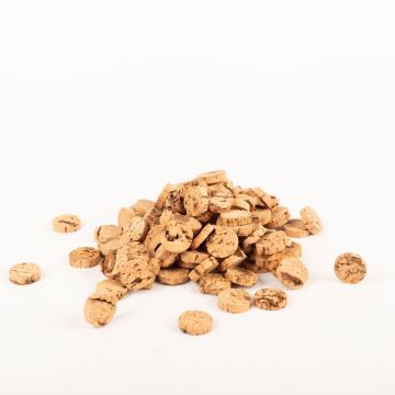 Kleine Deko Kork Scheiben FAMA, natur, 0,6cm, Ø2,6cm, 100g