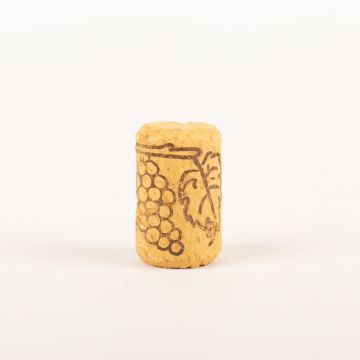Korken zum Basteln WINONA aus Naturkork, mit Motiv, natur, 3,8cm, Ø2,4cm