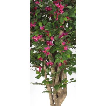 Künstliche Bougainvillea IRMELOTTE, Echtstamm, Blüten, pink, 200cm - Made in Italy