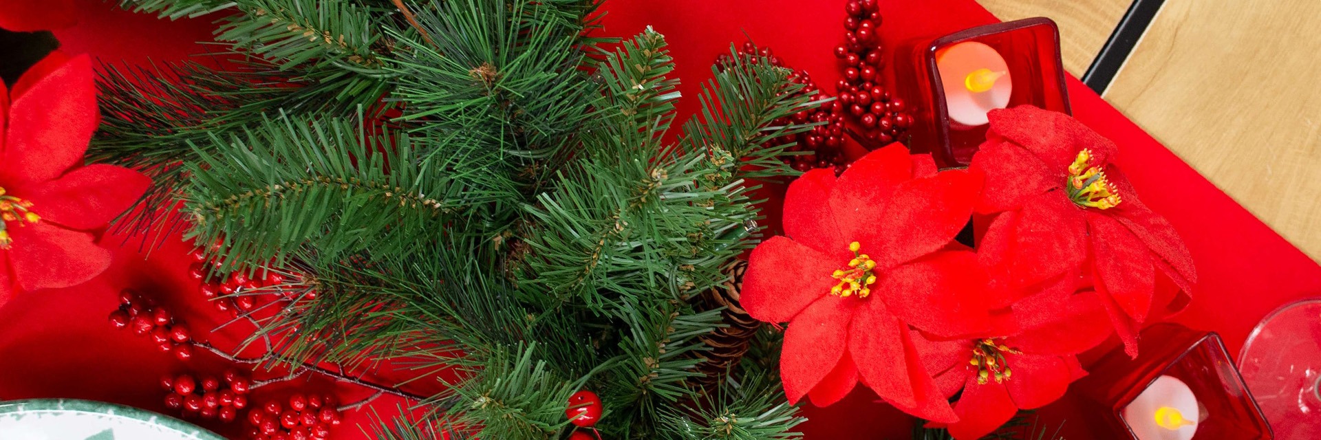 Künstliche Weihnachtsblumen & -gestecke auf artplants
